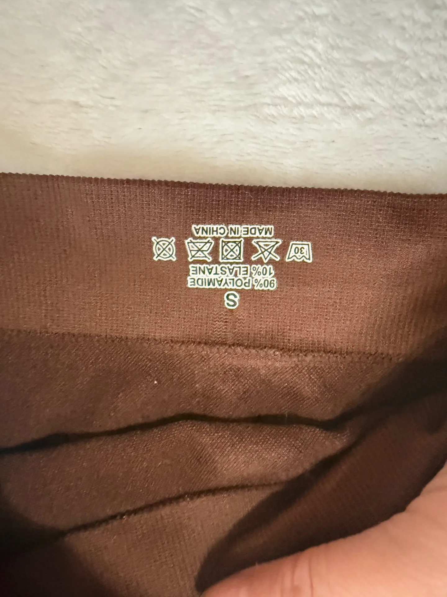 Brown Athletic Crop Top - Image 2