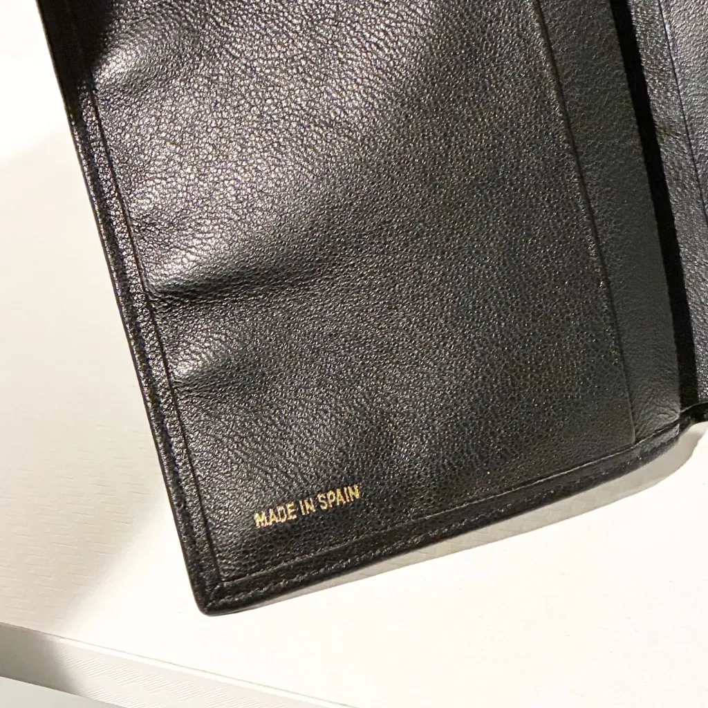 Christian Dior Black Soft Leather Made in Italy Multi Card Slot Card Holder - Image 5