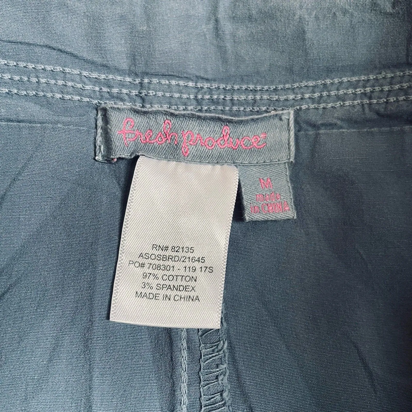 Fresh Produce Cruiser Skort Womens M Peri Blue Cargo Cotton Spandex Pickleball Size M - Image 7