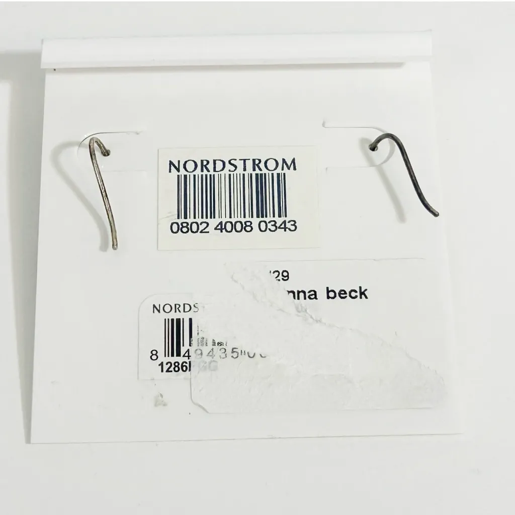 Anna Beck Classic Circle Two-Tone Drop Earrings - Image 4