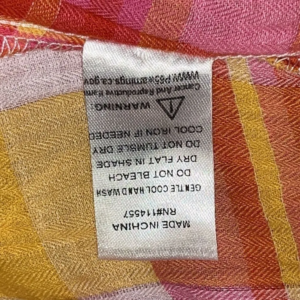 THML - Anthropologie Blouse Top Size S Teal Embroidered Top lightweight Colorful - Image 11