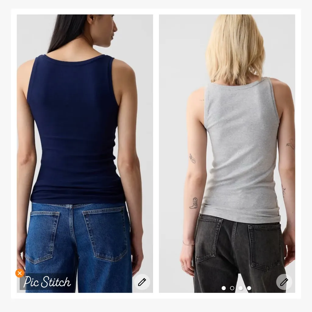 Gap Modern Tank Bundle Navy/Gray - Image 3