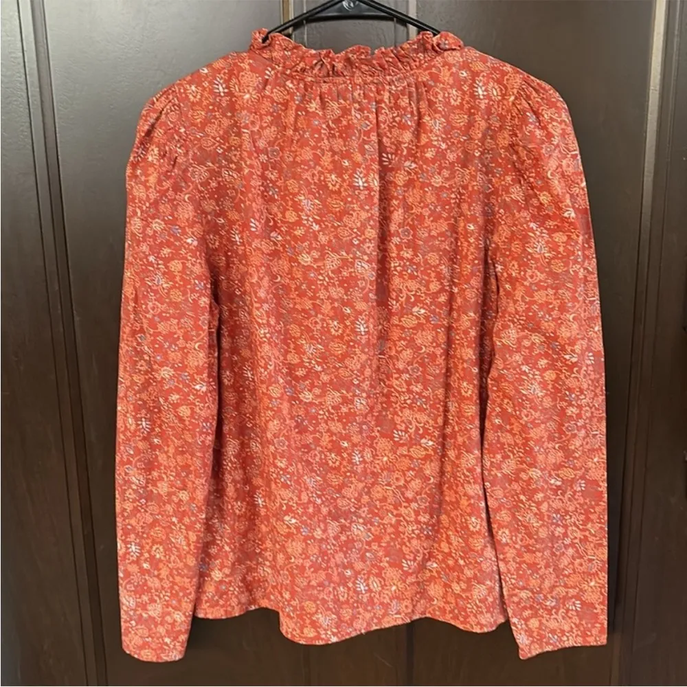 EUC House of Harlow 1960 Floral Ruffle Neck Top
Size Medium - Image 2