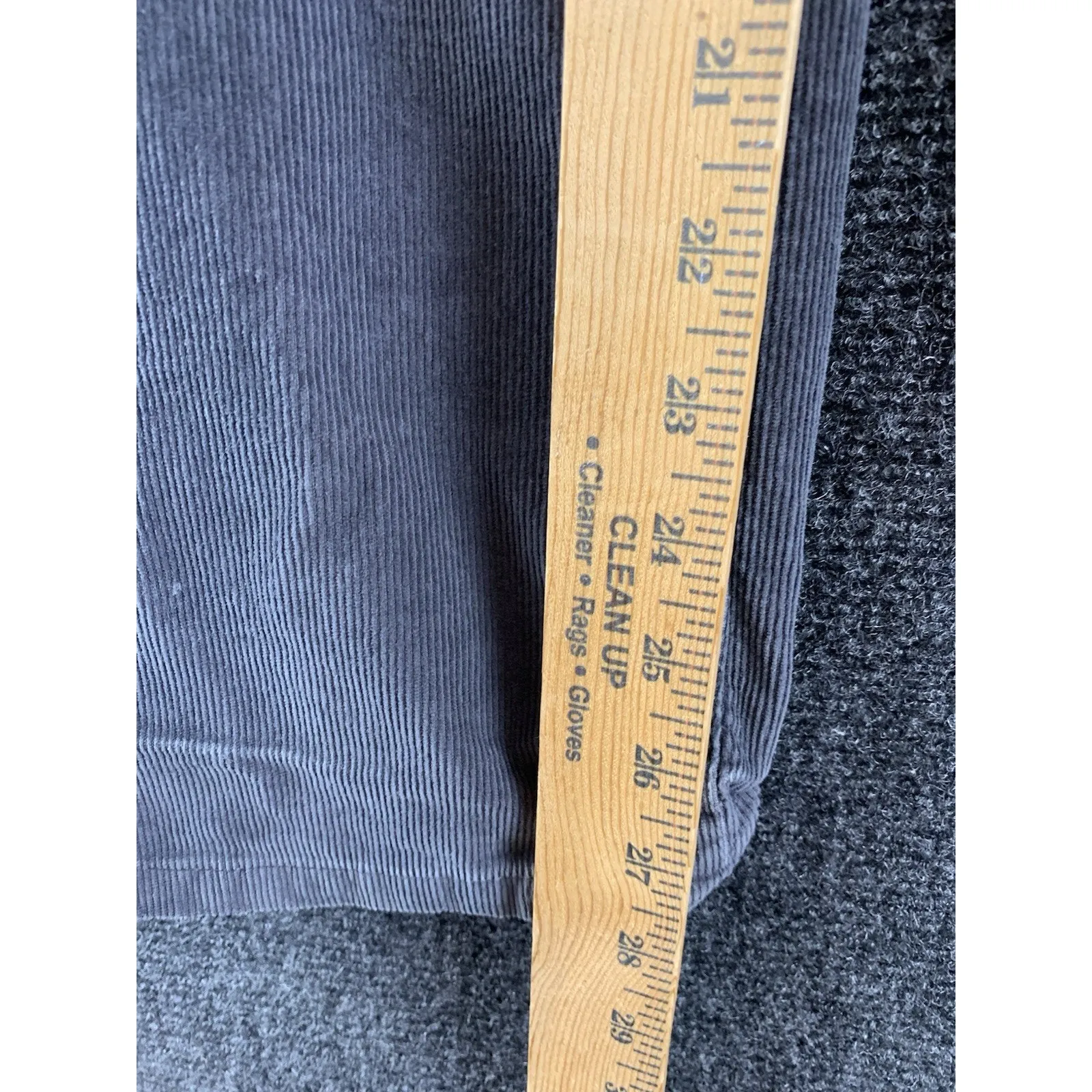 St John’s Bay Women’s Corduroy Pants Straight Fit Bootcut Gray Size 6 P - Image 10