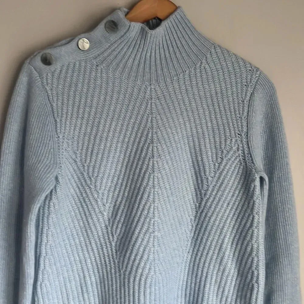 Veronica Beard  Rama Merino Wool/Cashmere Sweater - Image 4