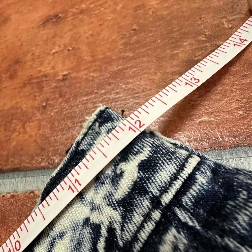 Aphrodite Blue Acid Wash High Waist Stretch Jeans Size 9 - Image 5