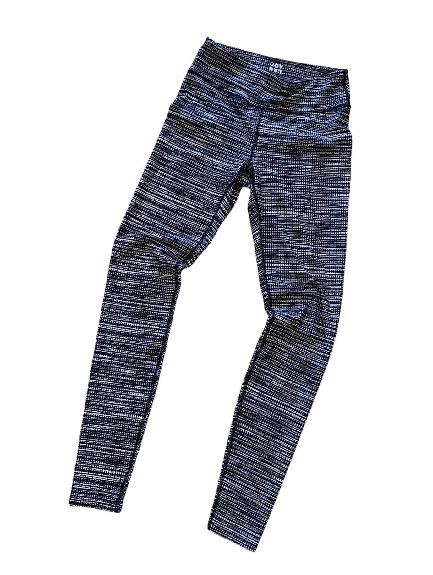 Black White Print Leggings Womens Small - Image 3