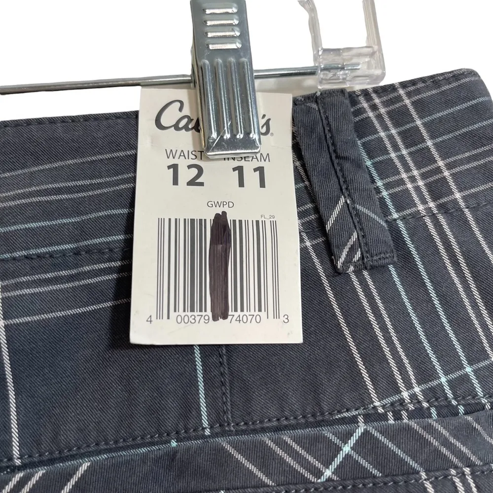 Cabela’s Dark Gray Plaid Shorts NWT - Image 6