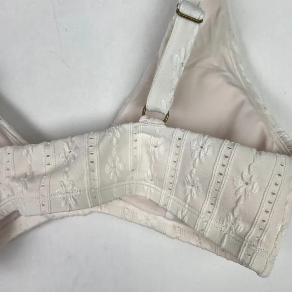 NWT Andie Swim The Belmar Top Coco Floral Eyelet Bikini Top Size Medium M NEW - Image 8