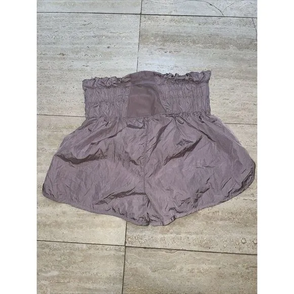 Free People FP Movement The Way Home High Rise Lined Shorts Size S Pink 2"‎ - Image 2