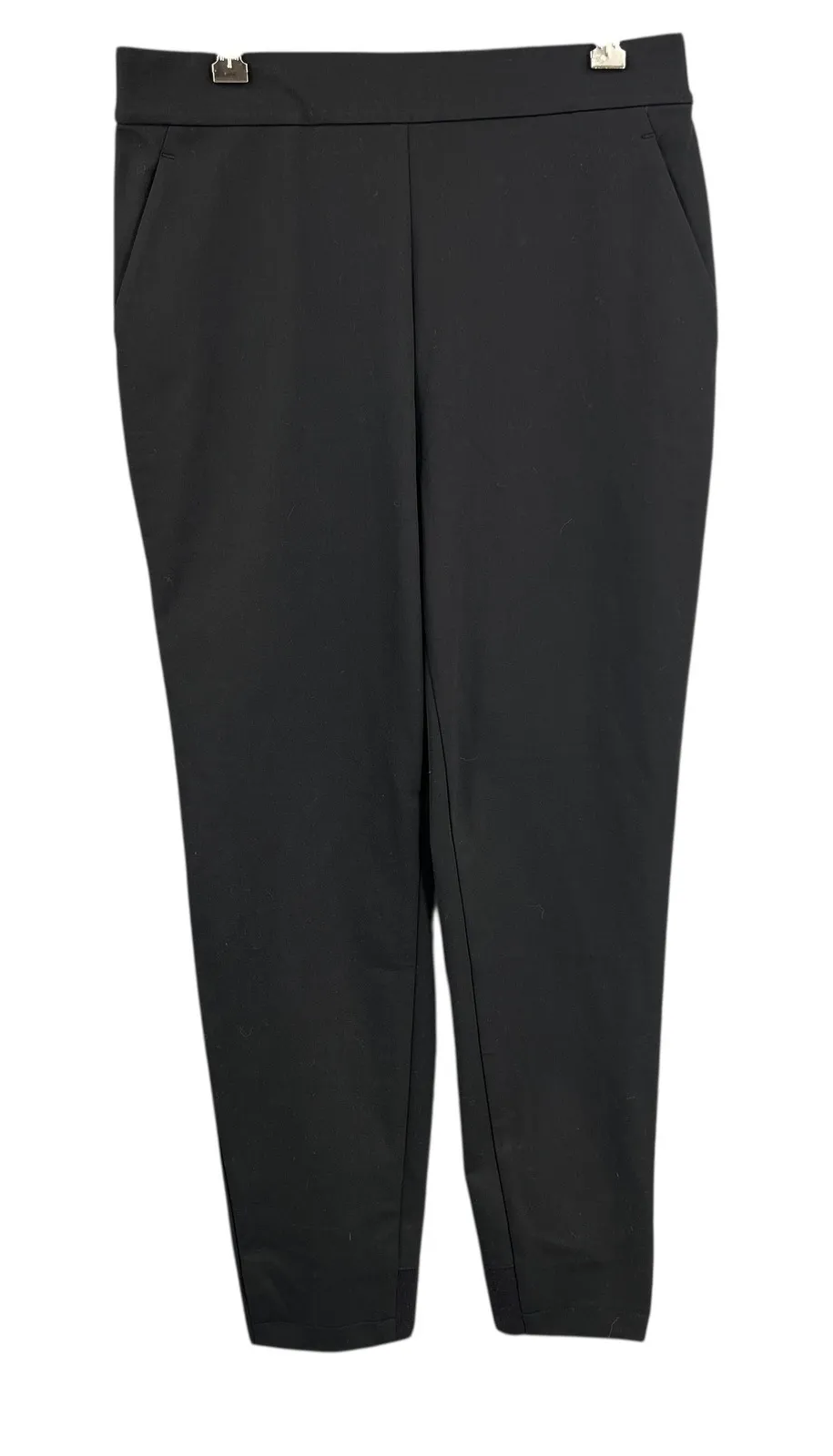 Ministry of Supply Kinetic Pull On Pant Sz 6 Drawstring Stretch Black Workwear - Image 1