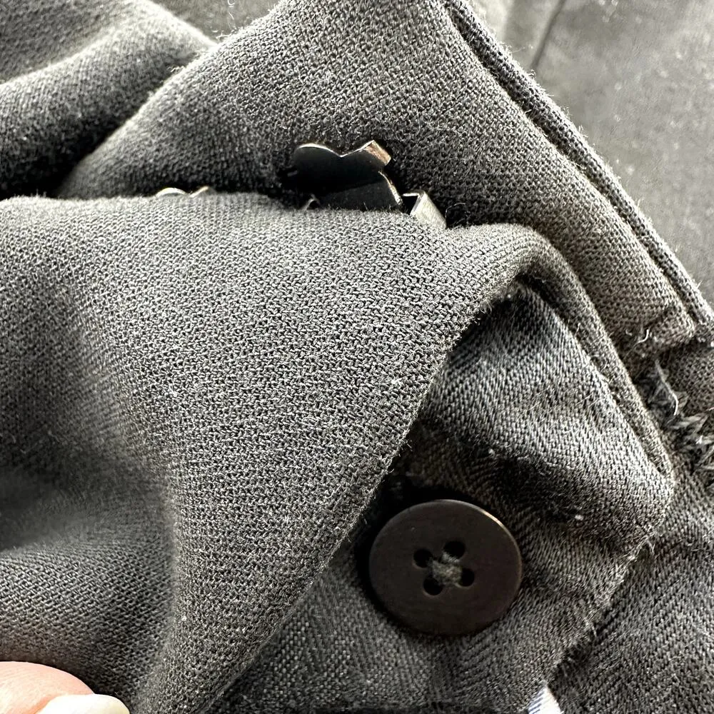 J. Crew Cameron Pants High Rise Four-Season Stretch Perfecting Pockets Black 6 - Image 3