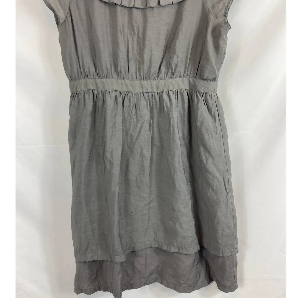 Anthro Tulle Ruffle Neck Tiered Bottom Dress Size medium - Image 3