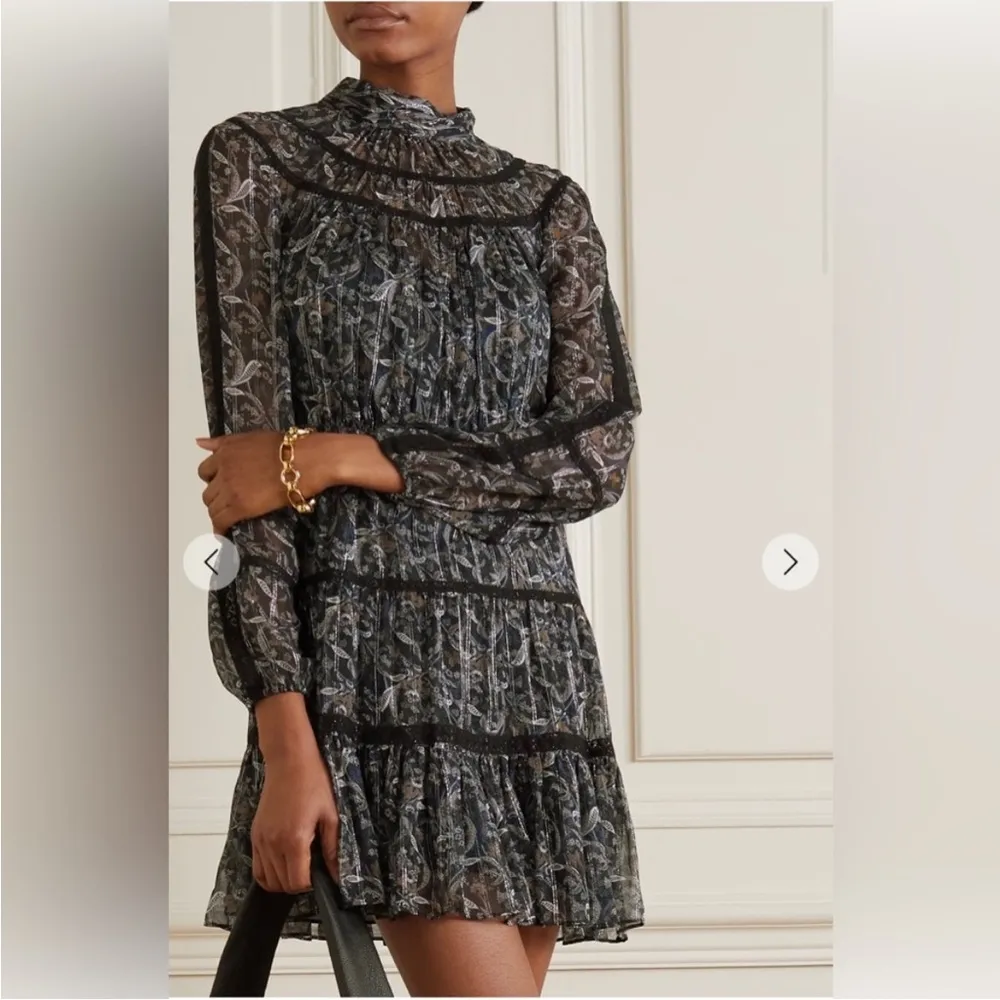 Veronica Beard Rahla Sheer Minidress, Size 2 - Image 5