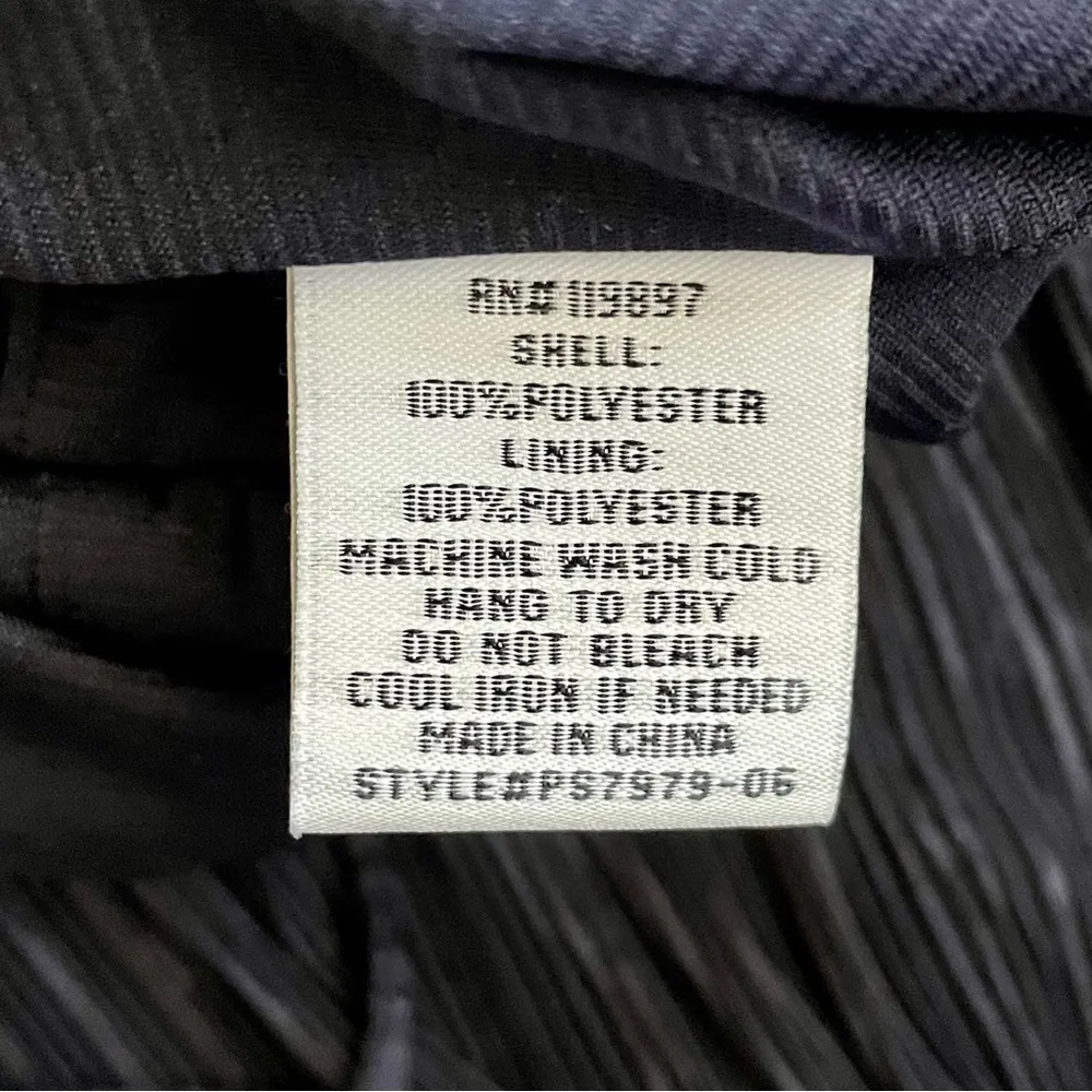 Navy micro pleated jumpsuit with halter top - 19 Cooper - Image 11