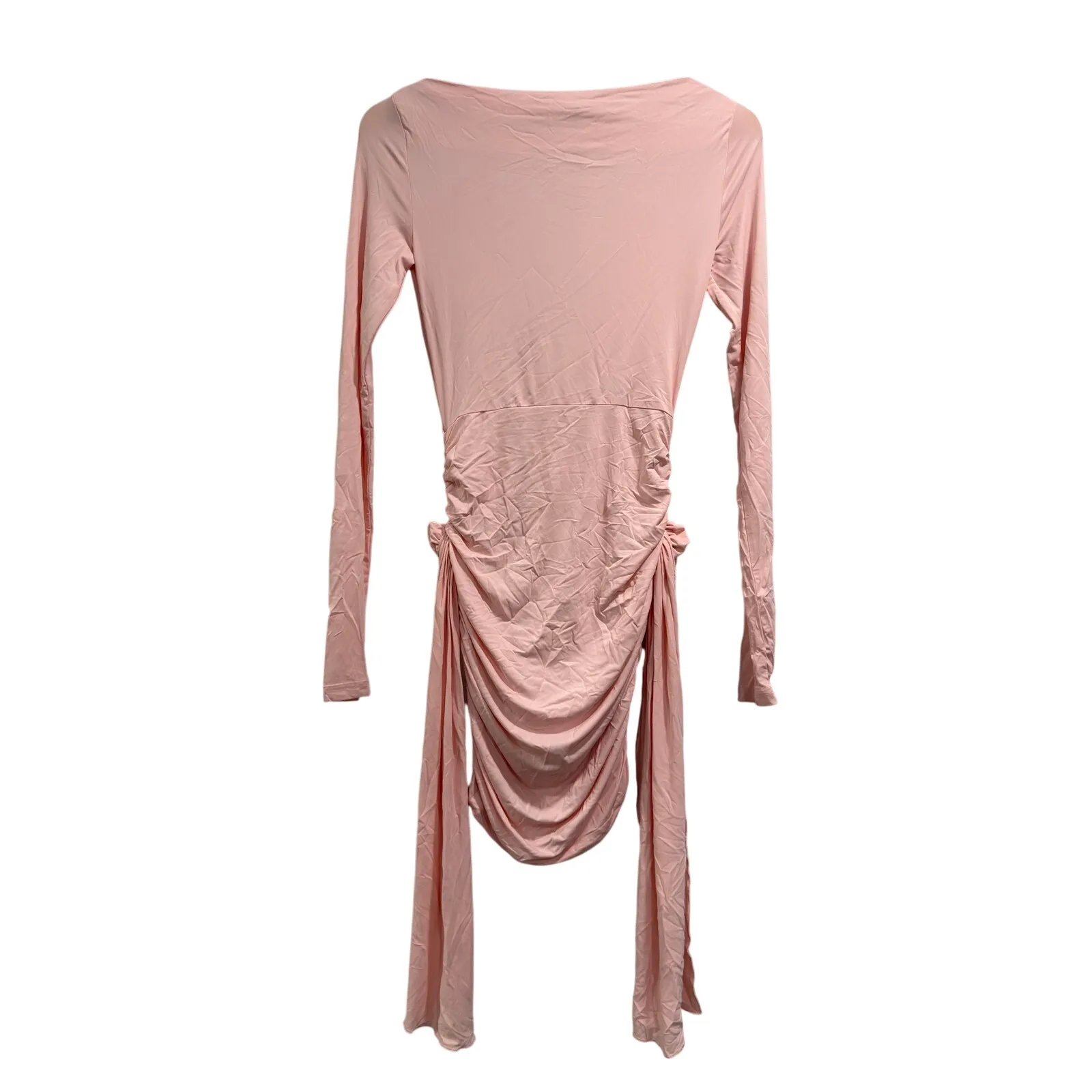 LIONESS Glory Mini Dress Blush Pink Romantic Bodycon Rose Stretch NWT XS - Image 5