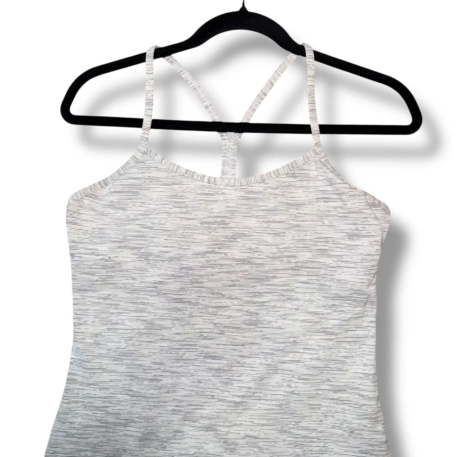 Lululemon Align Tank Top Heathered Grey Racerback Athletic Workout Size 8 - Image 2