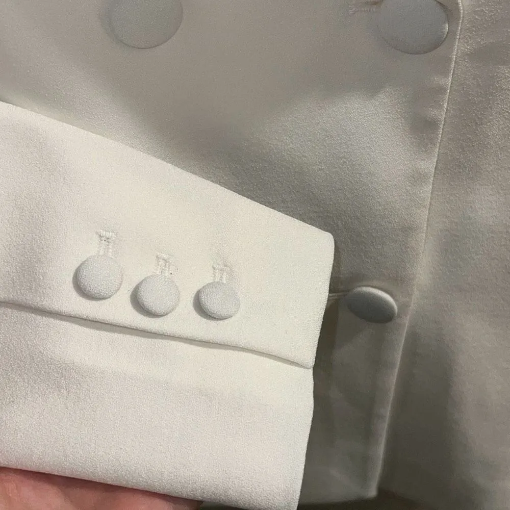 ✨NWOT✨C/MEO COLLECTIVE Crew Love Blazer Double Breasted Ivory Size M✨ - Image 7