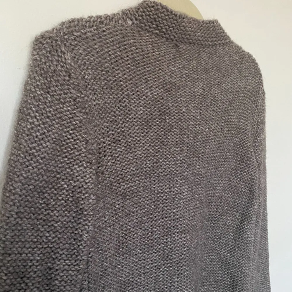 Anthropologie Elsamanda Sweater Brown Long Sleeve Knit Cardigan Sz M - Image 7