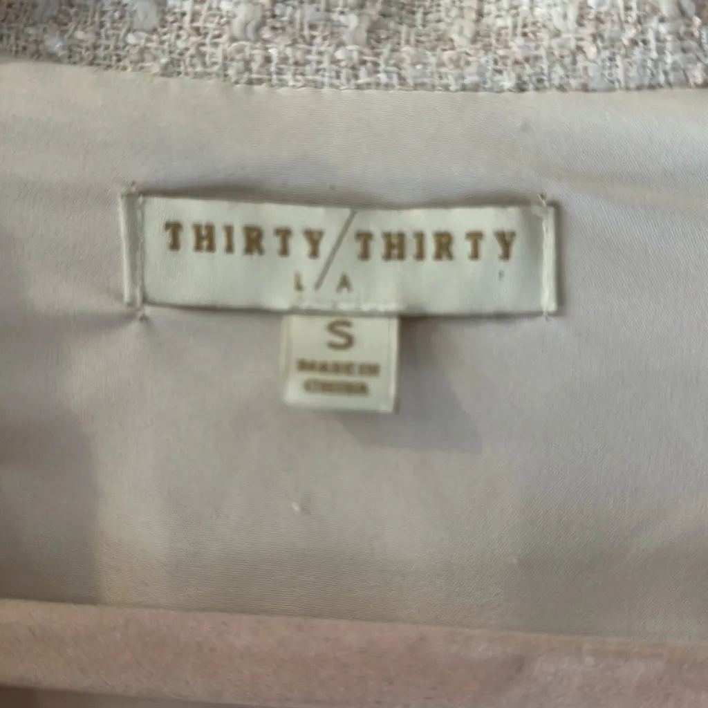 Thirty Thirty size s tweed jacket Pink - Image 2