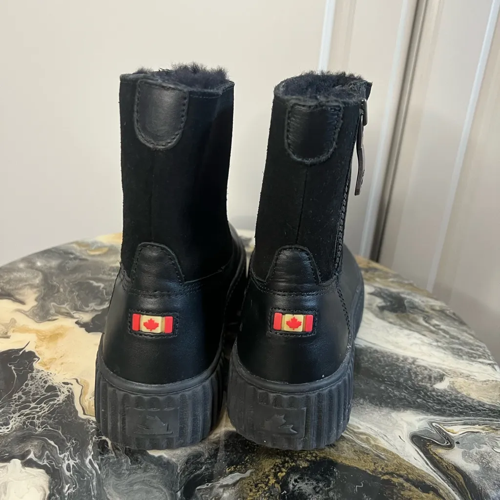 Pajar Canada Caline Waterproof Shearling Snow Boots 38 - Image 5