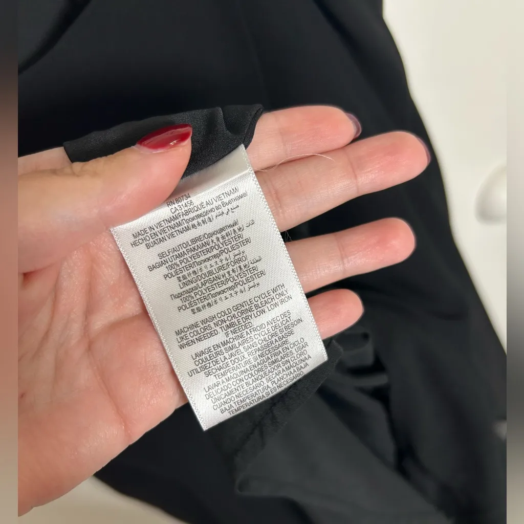 BCBGeneration Black Strappy Layered Dress - Image 3