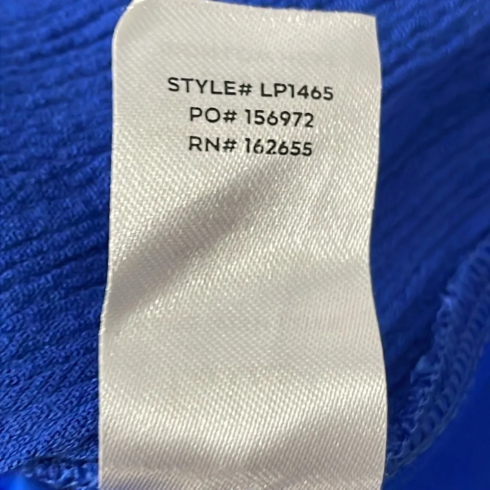 Lulus  Cutest Statement Blue Strappy Surplice Flutter Sleeve Rompe - Image 6