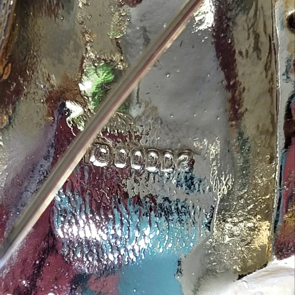 Vintage Dodds Brooch Bells Rhinestones Retro Christmas Costume Jewelry Silver - Image 6