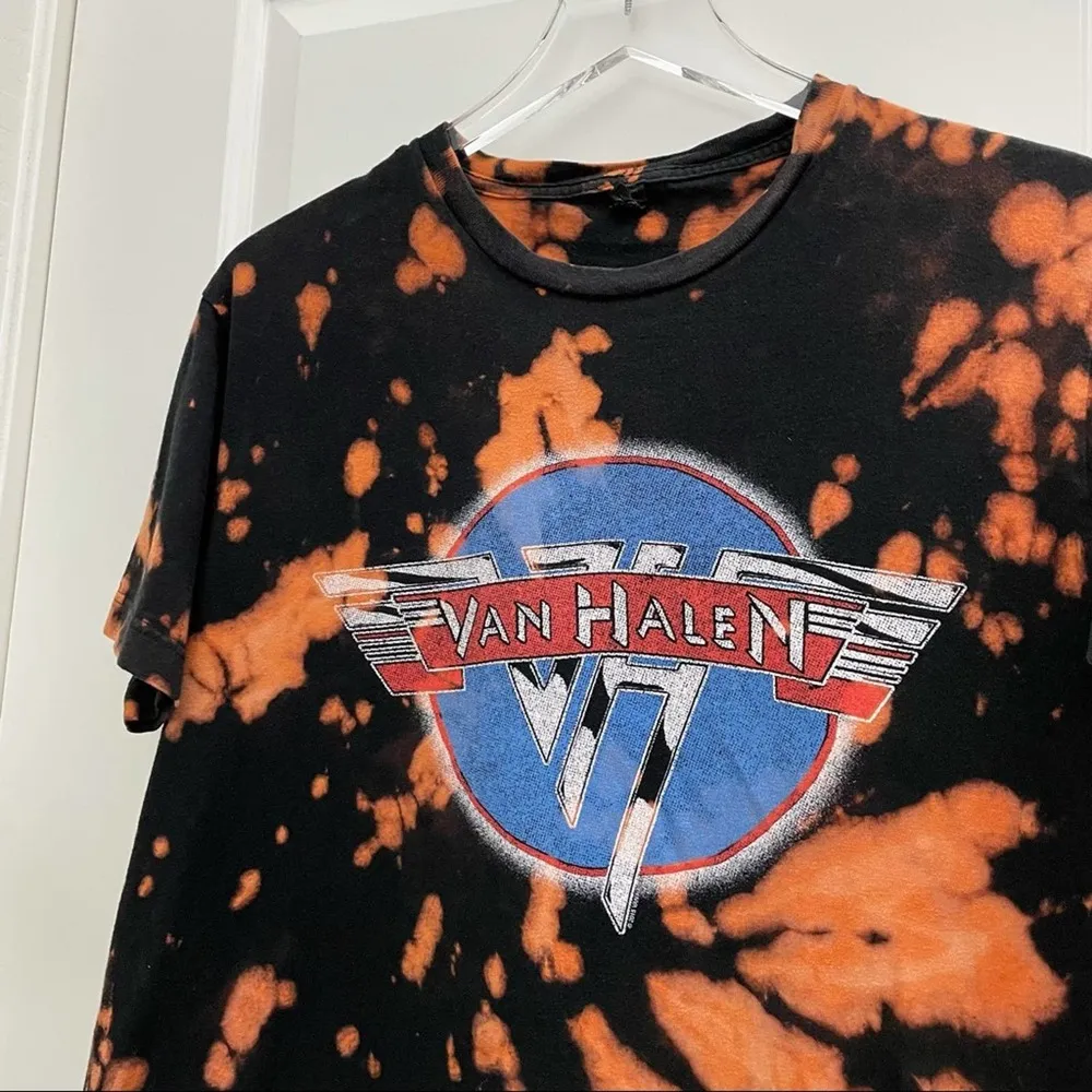 Van Halen Bleached Band Tee L Size L - Image 36