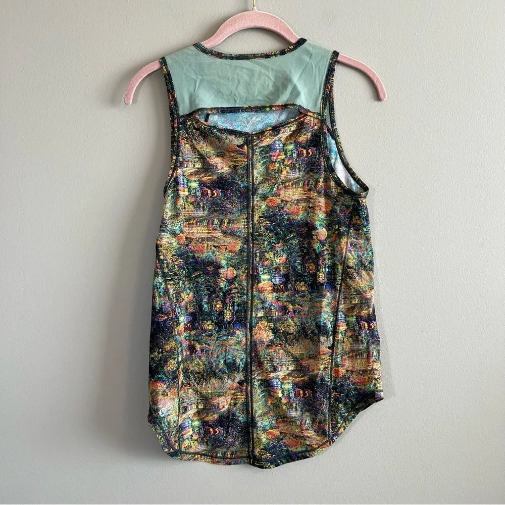✨ Lululemon Sculpt Tank SeaWheeze Glitch Starlight Tapestry Mesh - Image 7