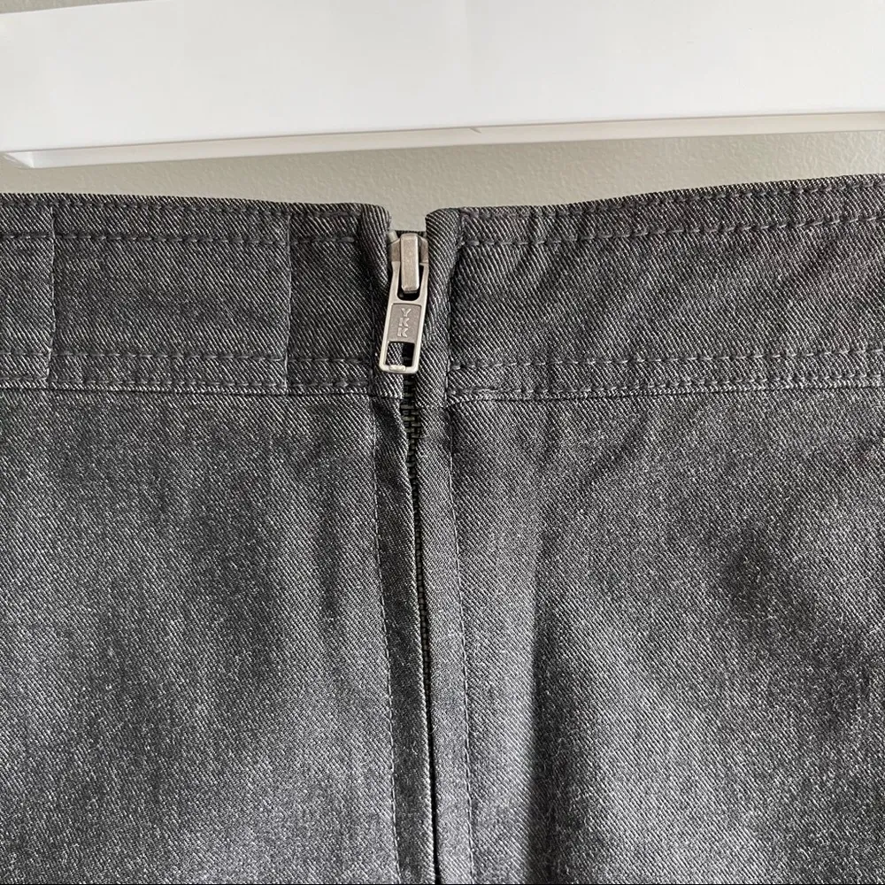 GESTUZ | Gray Mesh Panel Mini Skirt Sz M Size M - Image 7