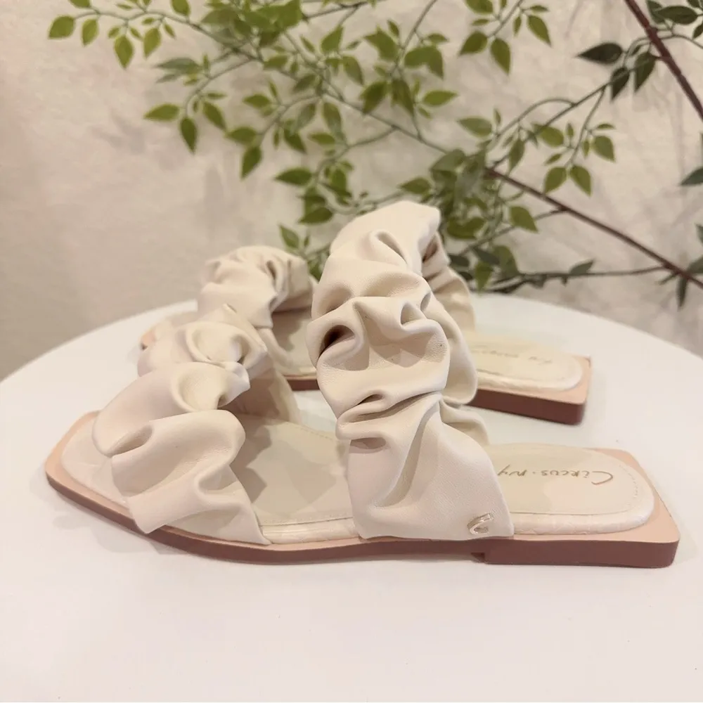 Circus NY by Sam Edelman Women's Iggy Slide Sandal Ivory Size 6 New in Box - Image 4