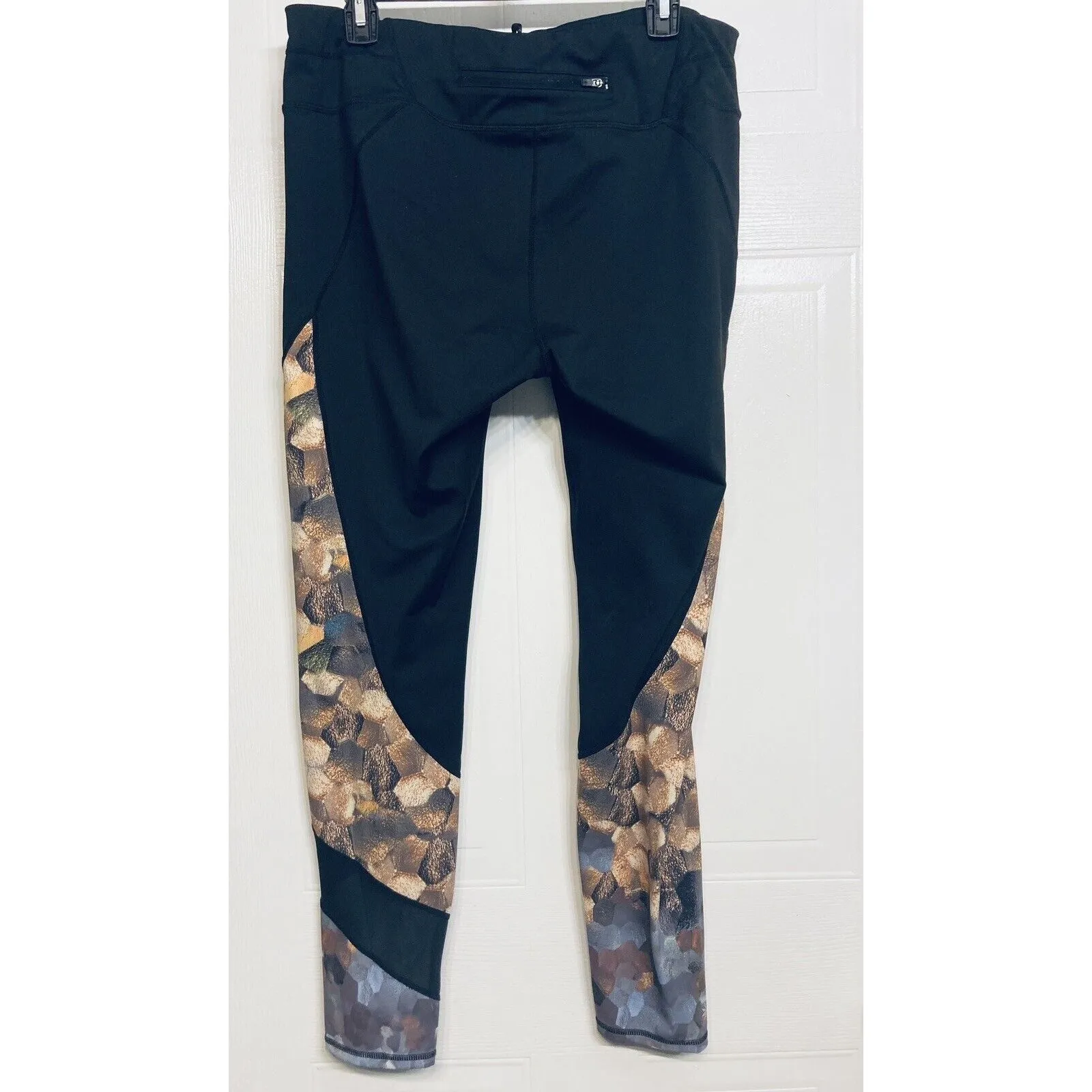 Athleta Black Asym Mesh Sonar Tight Yoga Fitness Pant Size XL‎ - Image 6