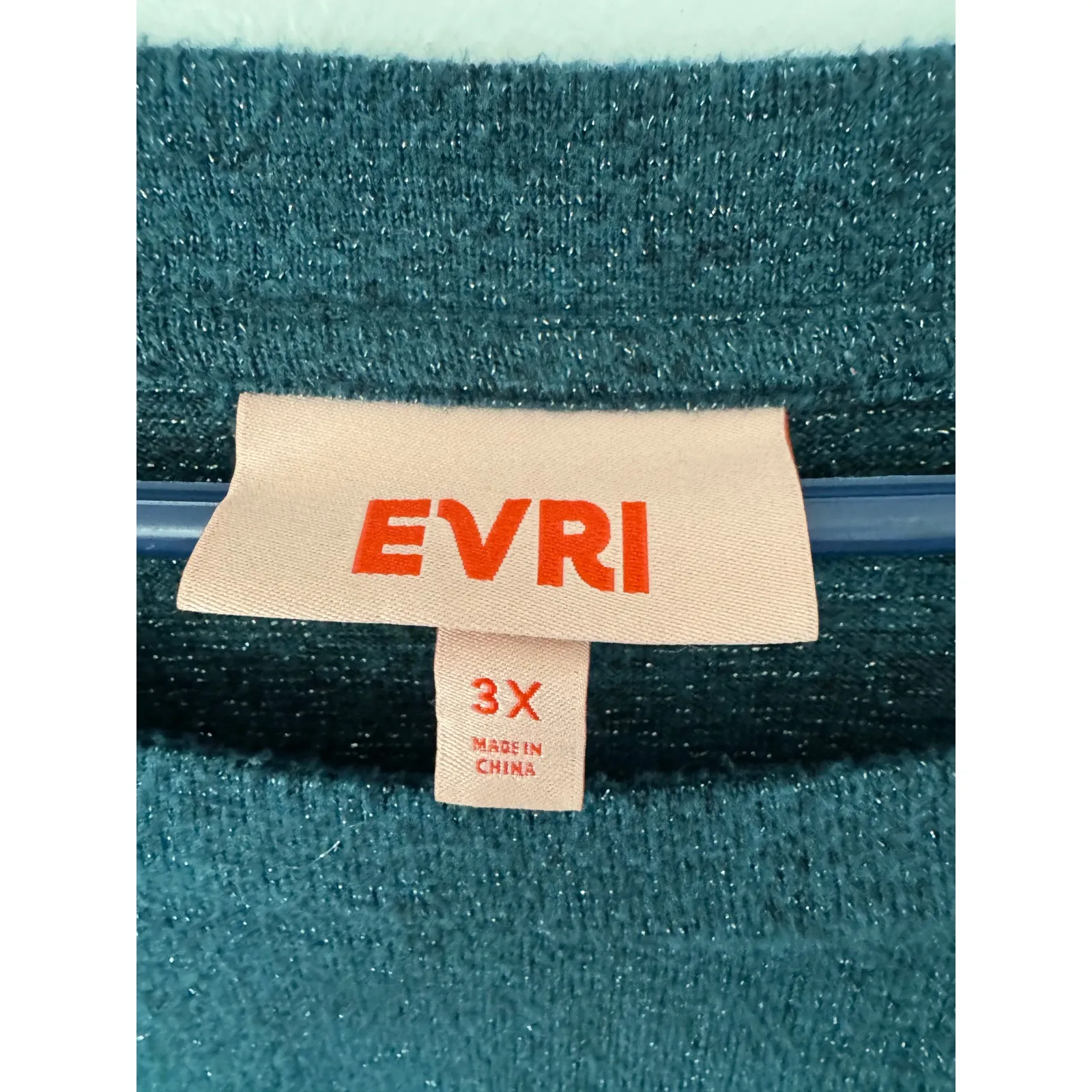 EVRI Plus Size Polka Dot Blouse Spring Green with‎ Shimmer 3x - Image 2