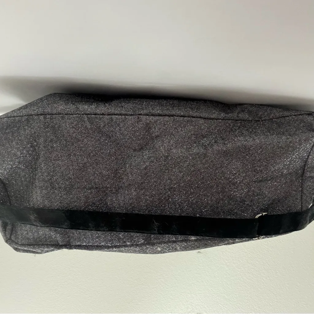 Victoria Secret Fashion show Silver Glitter Weekender Duffel Tote Bag Strap - Image 3