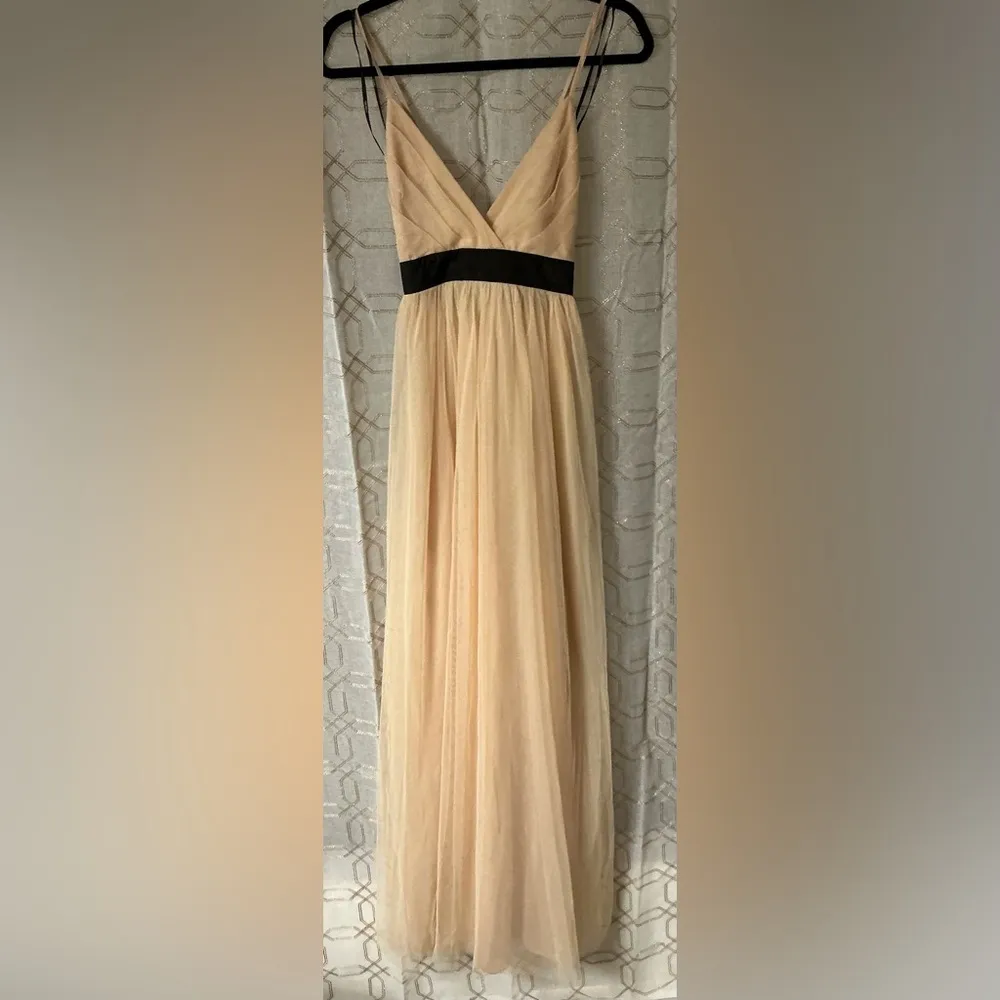 Forever 21 Gold Pleated A-line Maxi Dress - Image 2