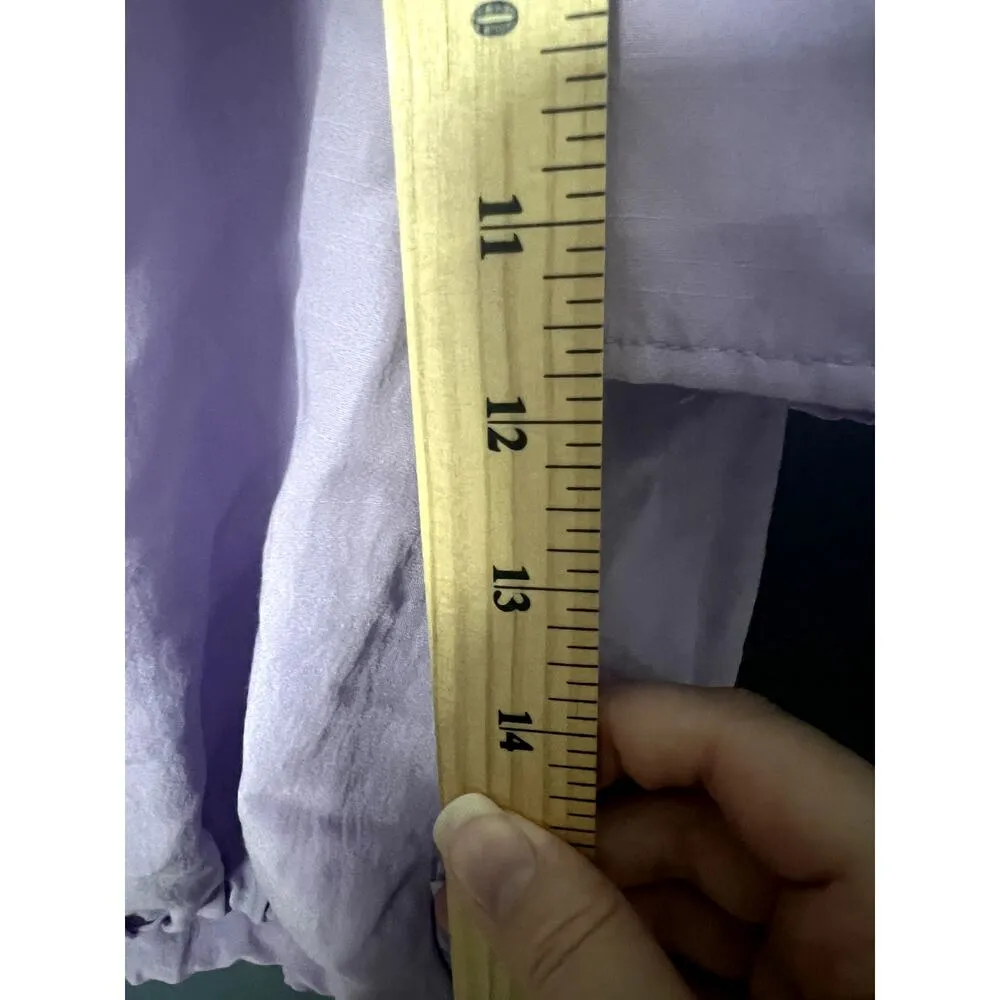 Hyfve Crop Top Women's Size Small Ruffle Puff Sleeve Feminine Coquette Pastel - Image 8