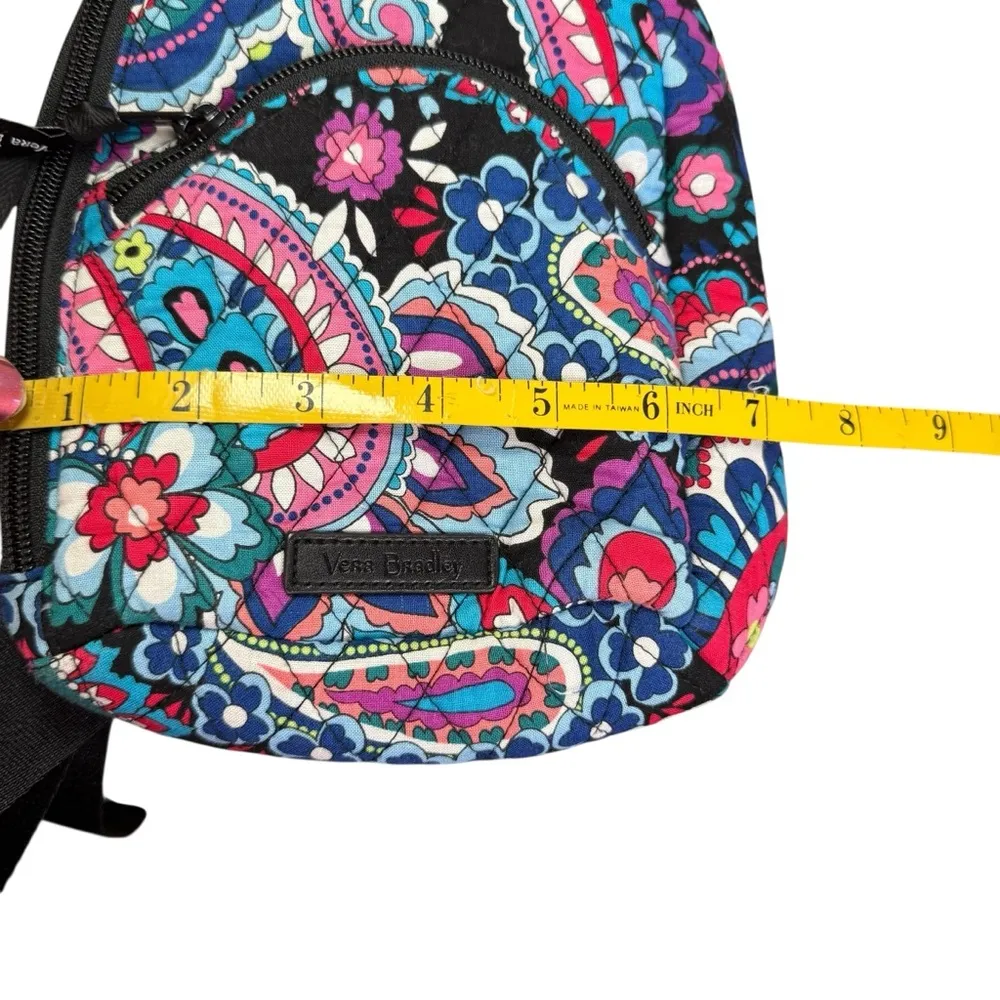 Vera Bradley Lighten Up Essential Compact Sling Backpack Crossbody Bag Quilted - Image 8