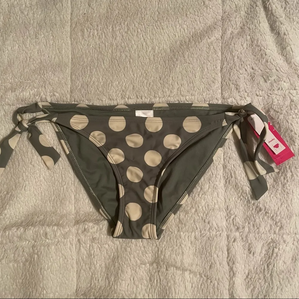 Xhilaration Olive Dot Bikini Bottoms - Image 5