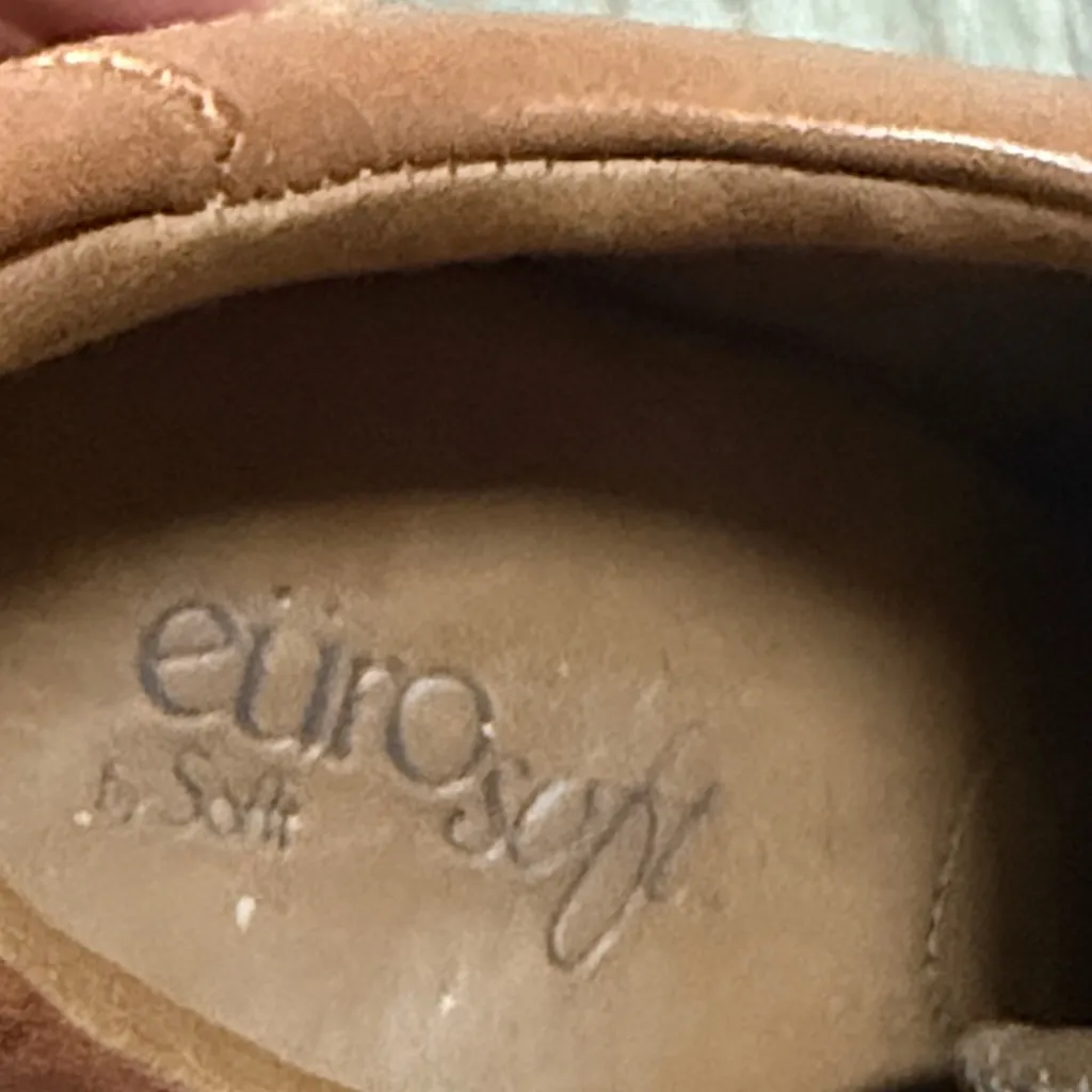 Eurosoft Elegant Brown Heeled Shoes Strap Size 9.5 - Image 7