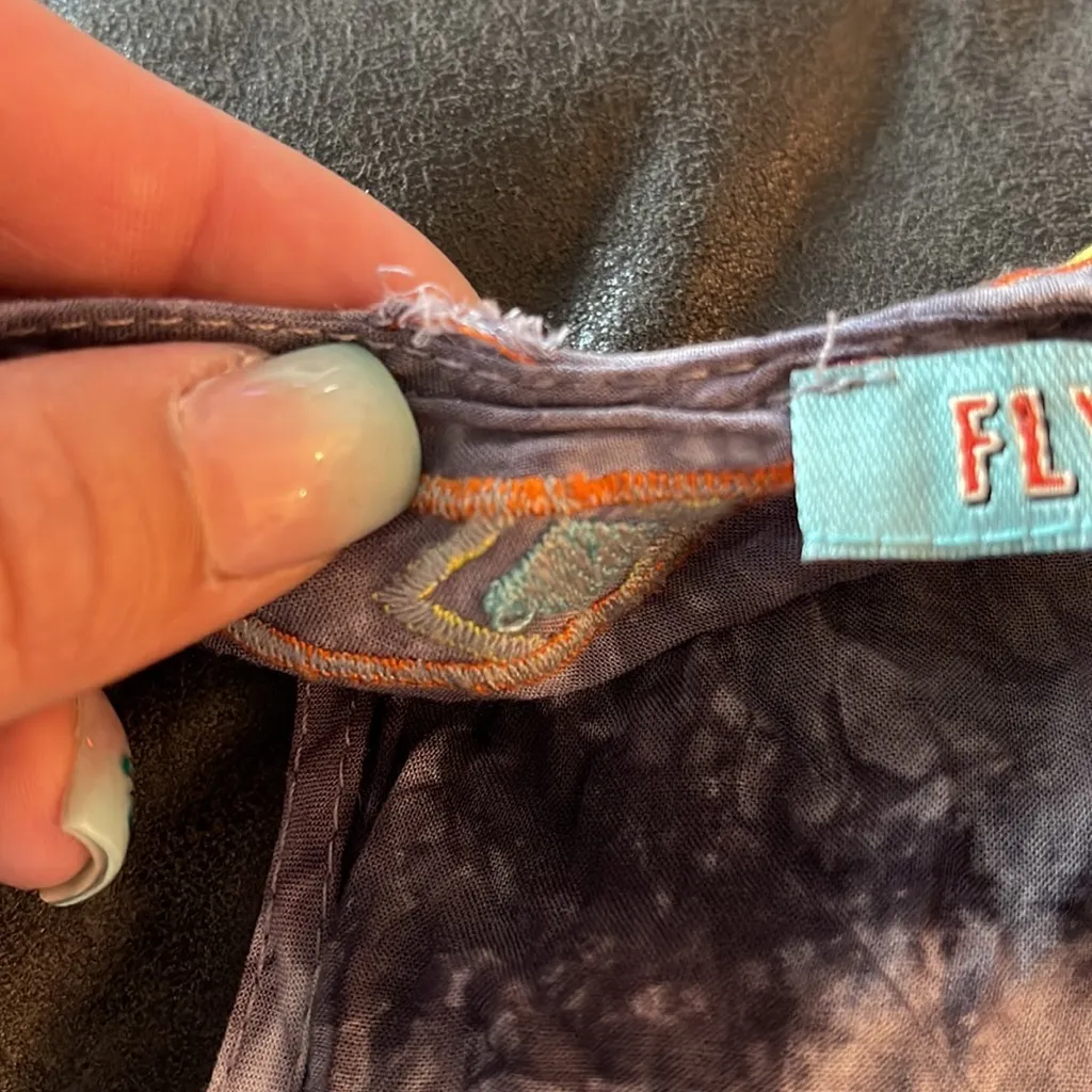 Flying Tomato Razerback Highlow Tank Tie Dye Size Small - Image 5