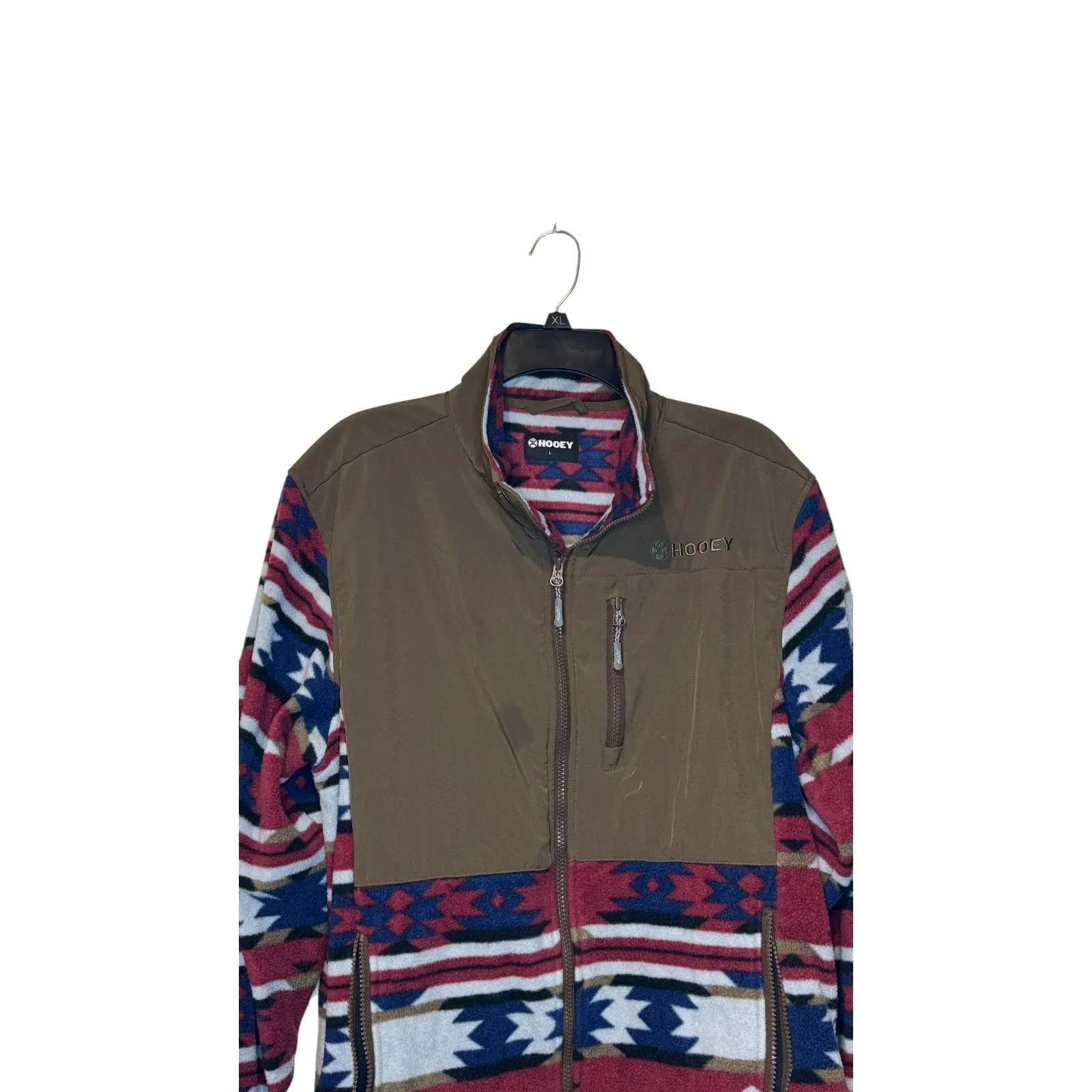 Hooey Women's Sweater Aztec Print Full Zip Ride - Image 4