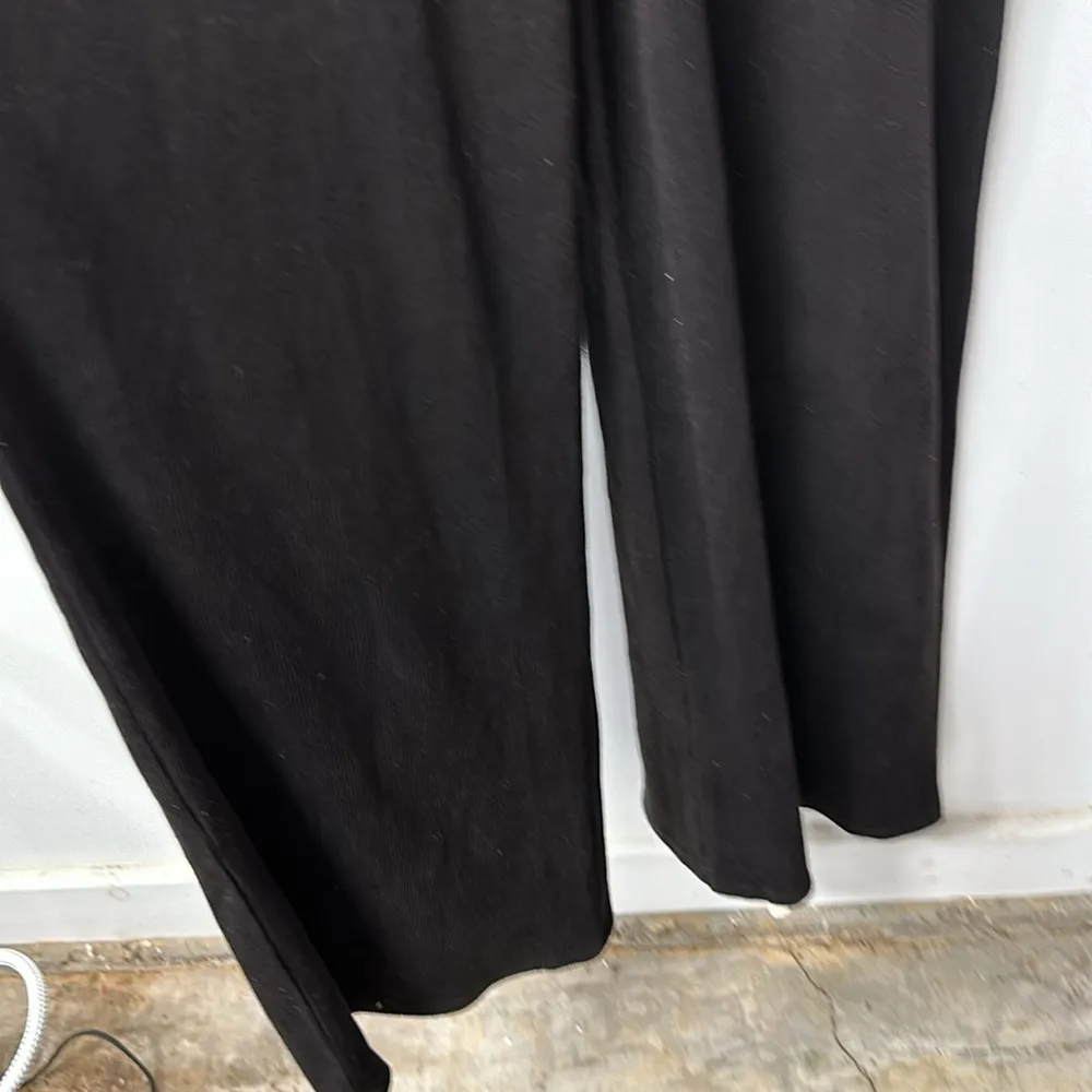 Bebop  Black Light Corduroy Overalls Size Large Stretchy Flare Legs Soft Boho - Image 4