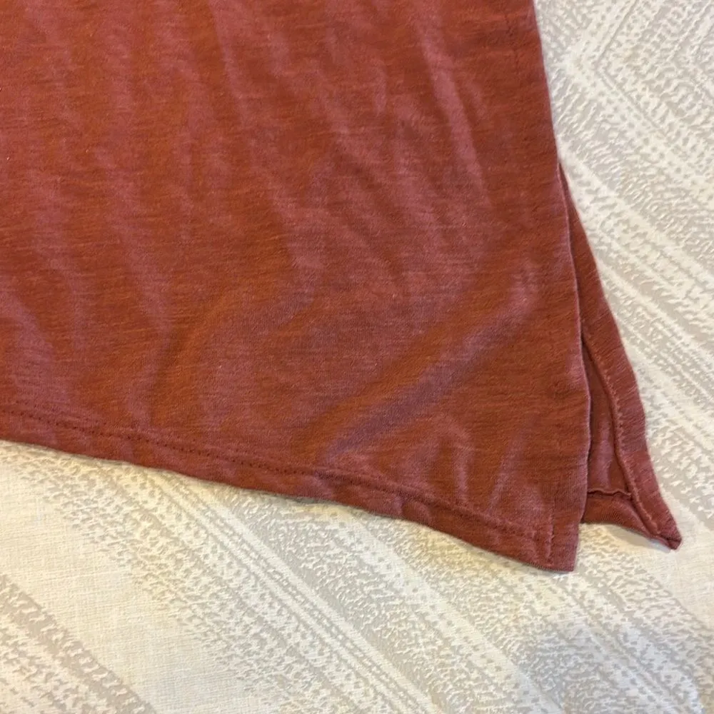 DYI Women's Rust Racerback Angled Tank Top - Size M - Image 2