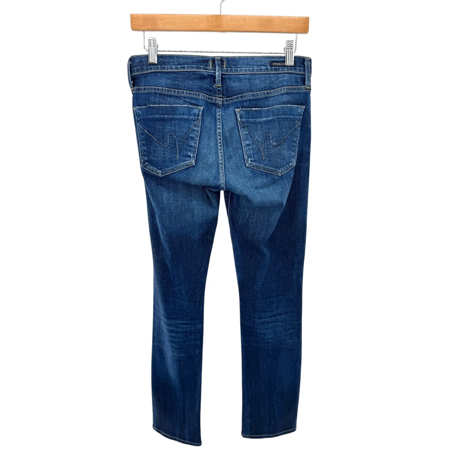 Citizens of Humanity Ava Low Rise Straight Leg‎ Jeans Womens Size 27 Blue Denim - Image 3