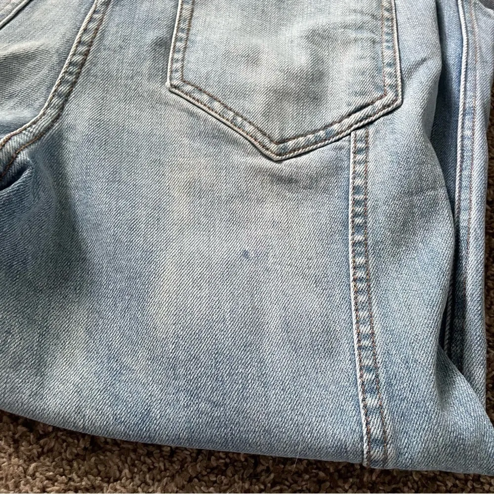 Something Navy Roxie Snap Ankle Jeans Size 4 - Image 4