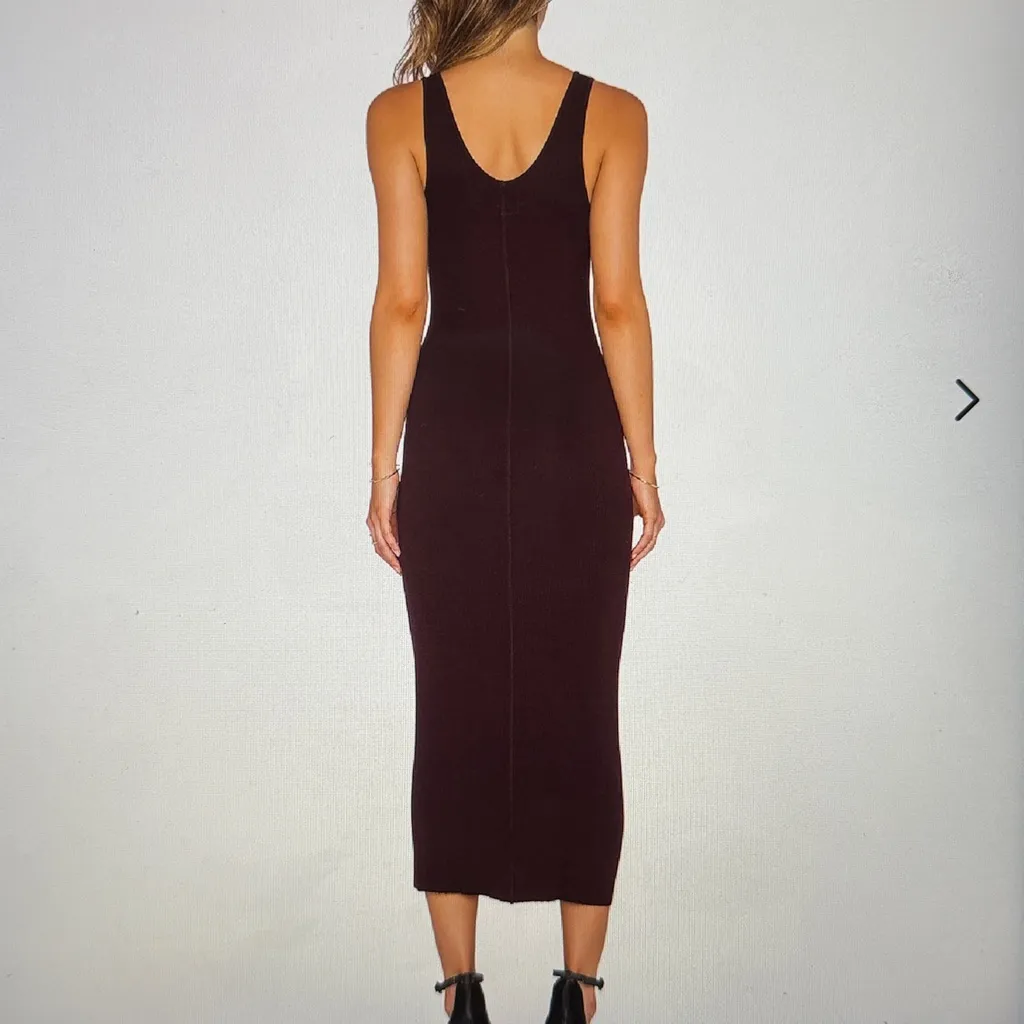 Enza Costa Rib Tank Dress Size XS - Image 2