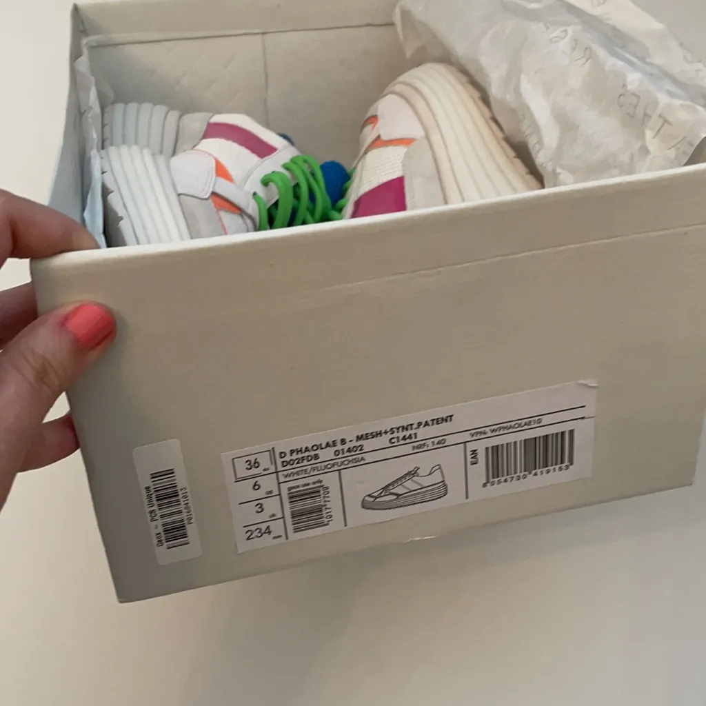 GEOX Phaolae sneakers White Size 6 - Image 4