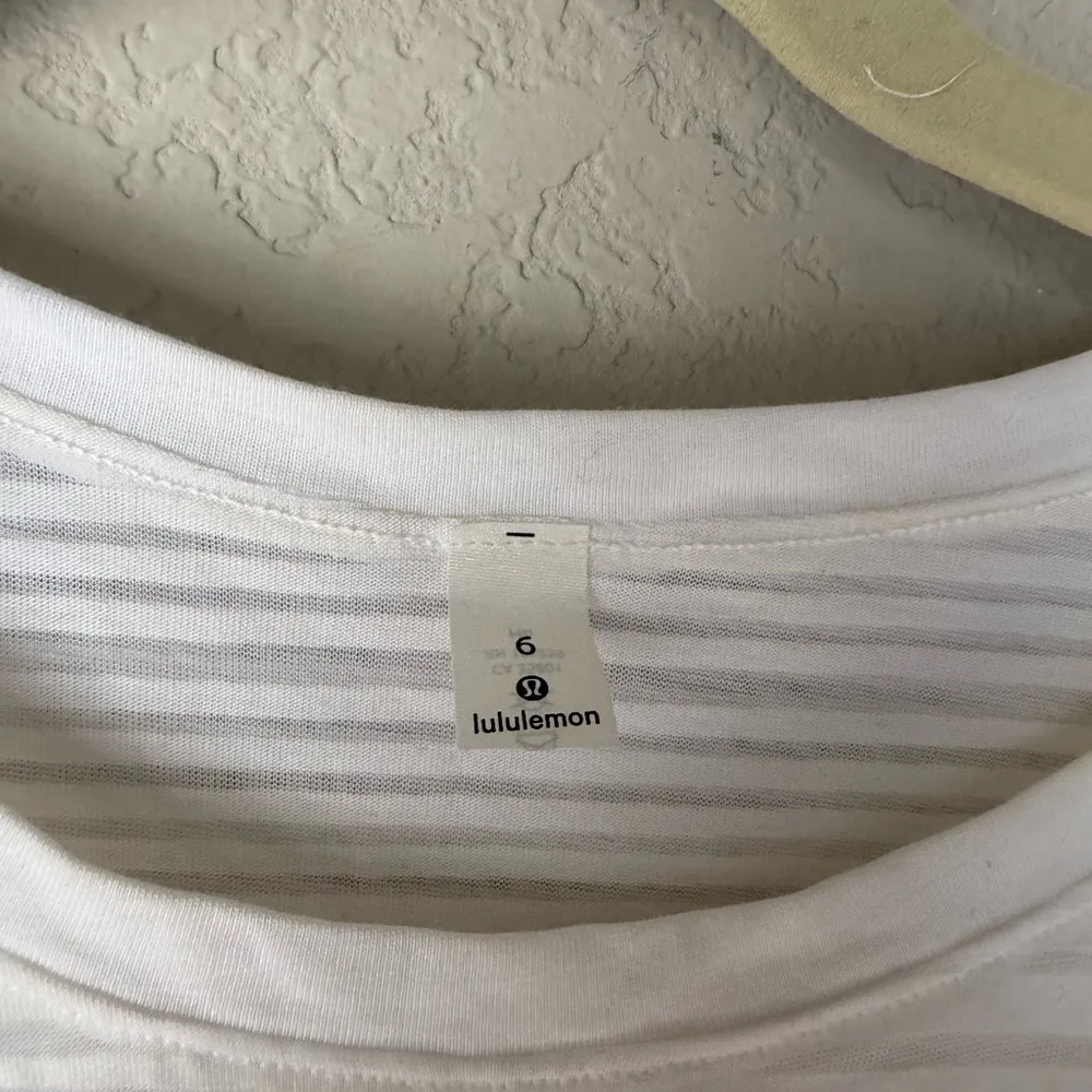 Lululemon Clear and Present Muscle Tank Top White - Image 7