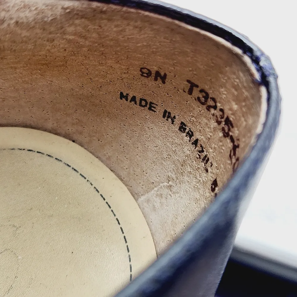 Trotters Slip On Doris Navy Pumps Dress Shoes Size 9N - Image 16